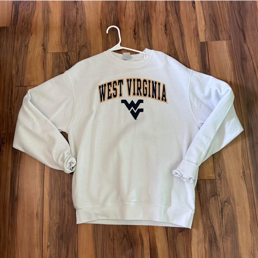 Champion WVU White Sweatshirt